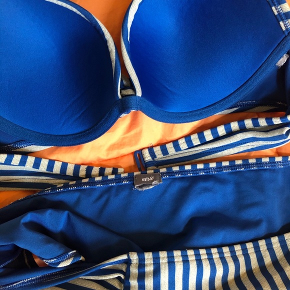 Striped Aerie Push Up Bikini - Picture 8 of 8
